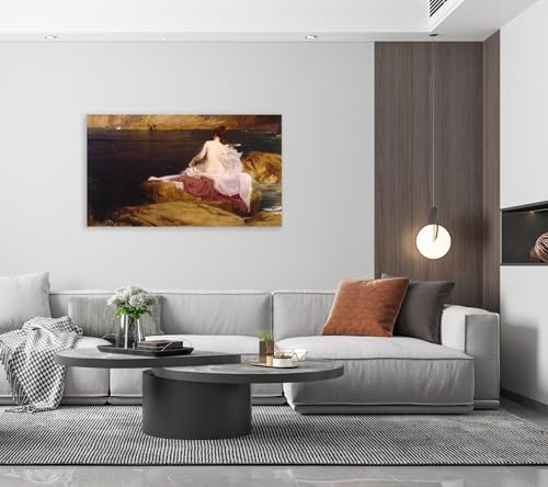 Impression toile Herbert James Draper Île décor mural classique salon - 3