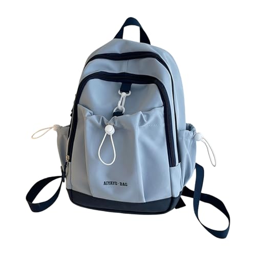 Sac à dos de maternelle pour enfant fille garçon unisexe bleu ciel