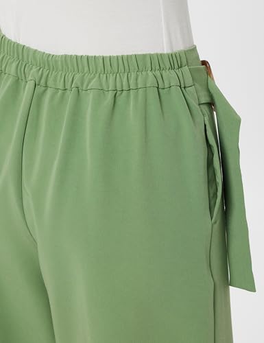 Image of Max Women High Rise Solid Belted Regular Fit Culottes