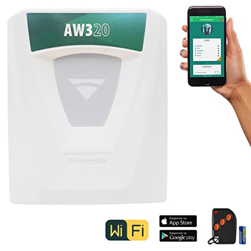Alarme Sem Fio Porta Movimento Com Aplicativo Wifi 8 Sensores Compatec AW3