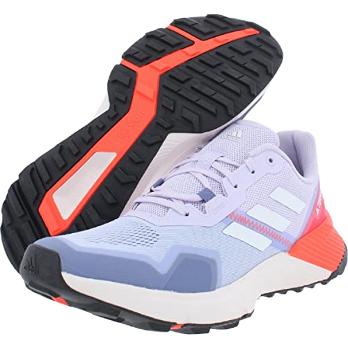 adidas Terrex Soulstride Hiking Shoes Violet Tone/Crystal White/Solar Red 10 B (M)