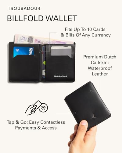 Troubadour Billfold Wallet - Black2