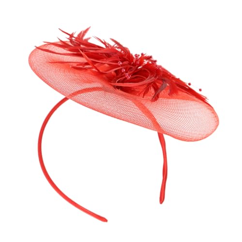 Pince à cheveux rouge élégante pour chignon de danse et gala