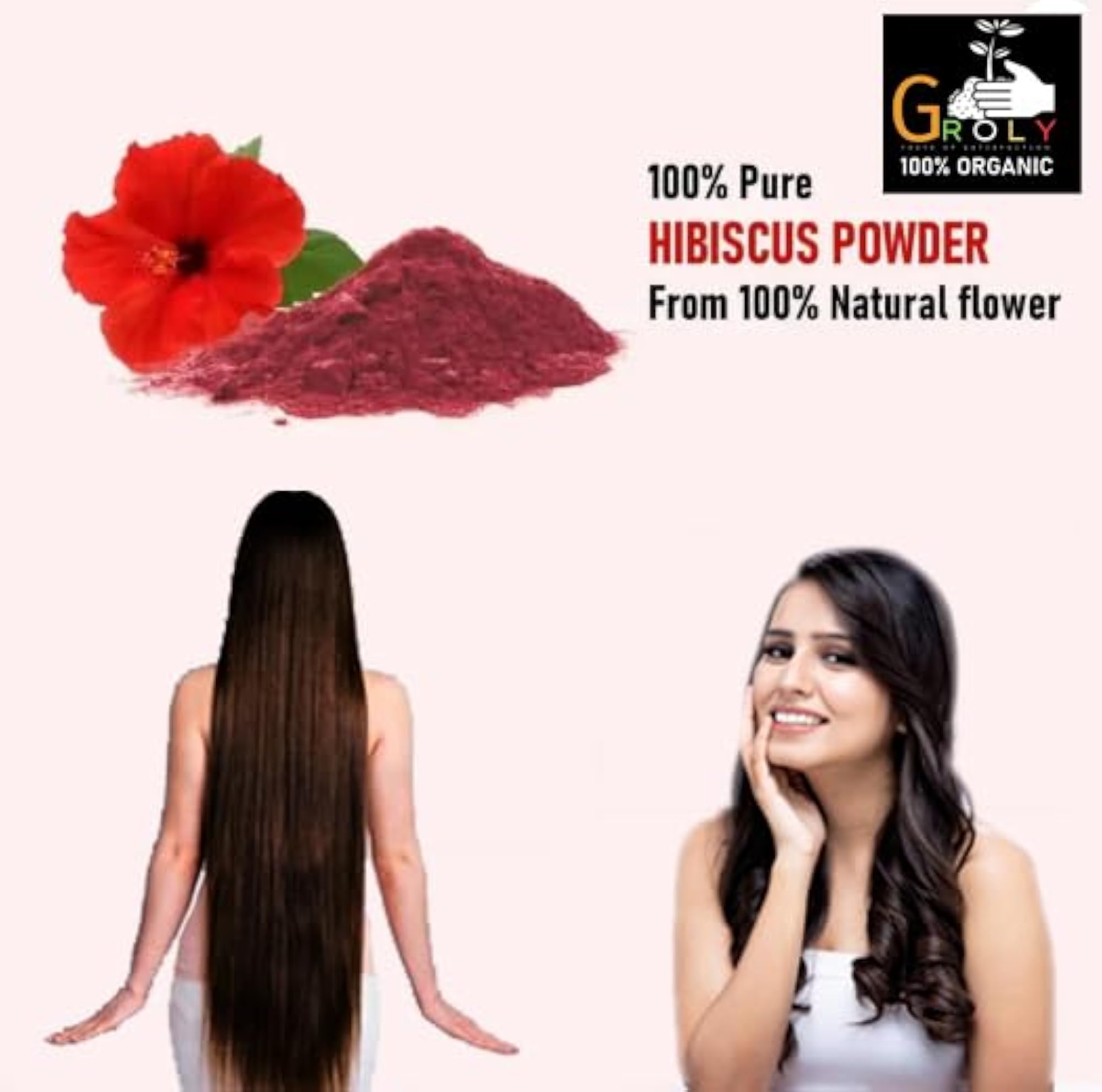 Organic Hibiscus Powder for Hair Growth