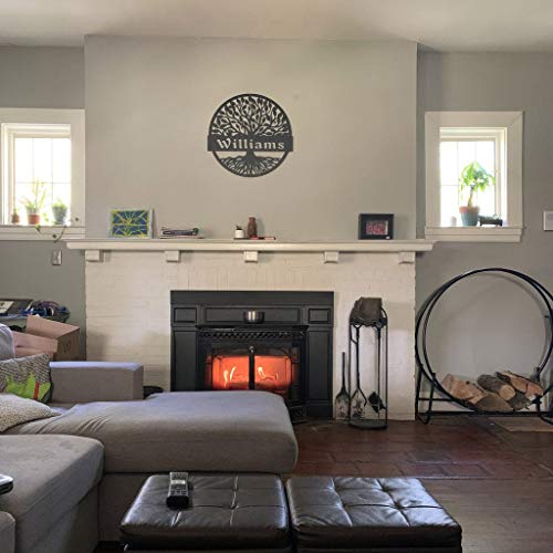 Genuine Realsteel Brand I Tree Of Life Metal Monogram I Last Name Sign I Personalized Metal Sign I Outdoor Wall Décor I Garden Décor I Metal Art I Welcome Sign #TOP6