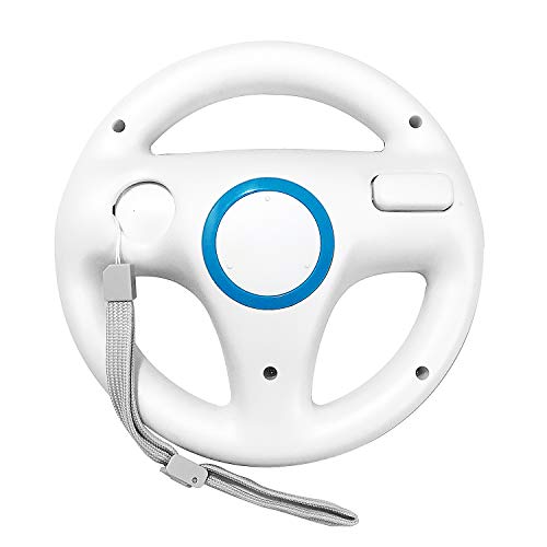 Jadebones Racing Steering Wheel Compatible With Wii And Wii U Racing Games, 3 Pack (White & Red & Blue) #TOP1
