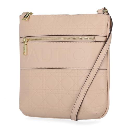 Nautica Bolsa tiracolo Lakeside Signature Jaquard North South, Nude (colcha de texto), One Size