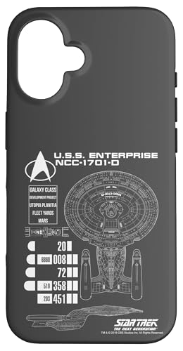 Star Trek: The Next Generation U.S.S. Enterprise NCC-1701-0 Case for iPhone 16
