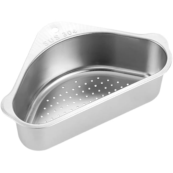 Buy UPKOCH Stainless Steel Sink Basket Corner Kitchen Sink Strainer