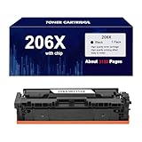 [Avantages du produit] - La cartouche de toner HP 206X compatible avec les dernières puces mises à jour sera facilement reconnue par le micrologiciel de l'imprimante. L'encre de haute qualité offre des couleurs vives