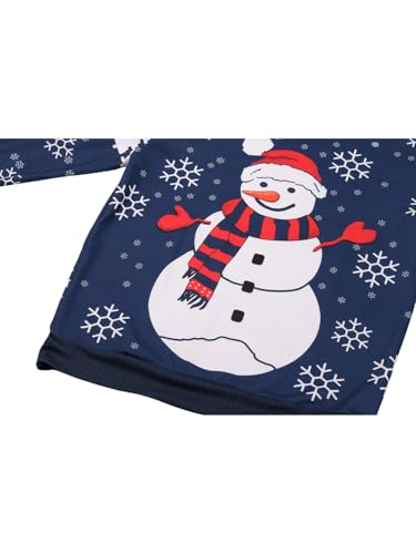 GRAJTCIN Ugly Couples Christmas Sweater Adult Funny 3D Print Cat Elk Dog Christmas Party Cosplay4