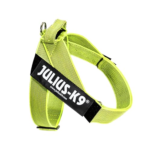 Julius-K9 Pettorina A Fascia Color & Gray, Taglia 1, Neon/Grigio
