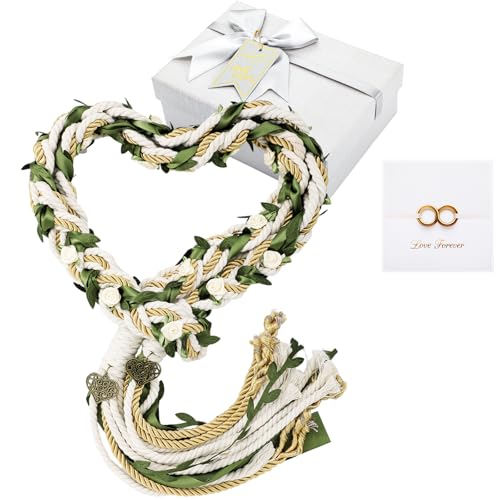 Relithick Wedding Lasso Handfasting Cord for Wedding Ceremony Rustic Lasso Lazos Cord Traditional Catholic(Bright Color)
