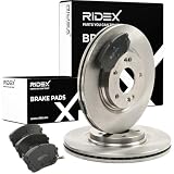 RIDEX Bremsenset Vorne 305mm Bremsscheiben und Bremsbeläge Kompatibel mit