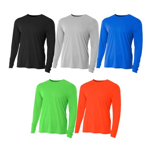 Image of Hardcore Men's Long Sleeve Loose Fit Rash Guard Surf Shirt Water Sports Swimwear