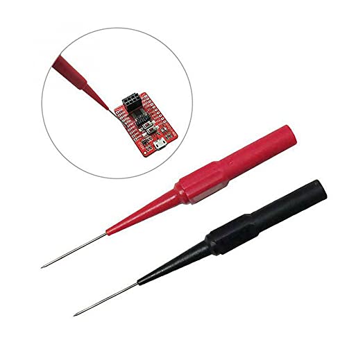 Yukiiatif 10Pcs Multimeter Test Lead Extention Back Probes Sharp Needle Micro Pin Stainless Steel For Banana Socket Tester #TOP2