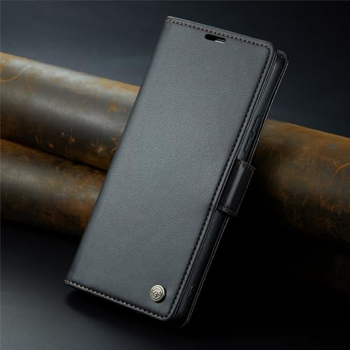 Coque Google Pixel 10 Pro XL 5G étui portefeuille cuir antichoc marron - 4