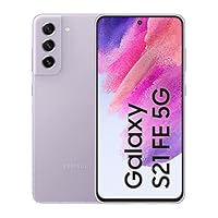 Samsung Galaxy S21 FE 5G, Android Smartphone ohne Vertrag, 6,4 Zoll Dynamic AMOLED Display, 4.500 mAh Akku, 128 GB/6 GB RAM, Handy in Lavender, inkl. 36 Monate Herstellergarantie [Exklusiv bei Amazon]