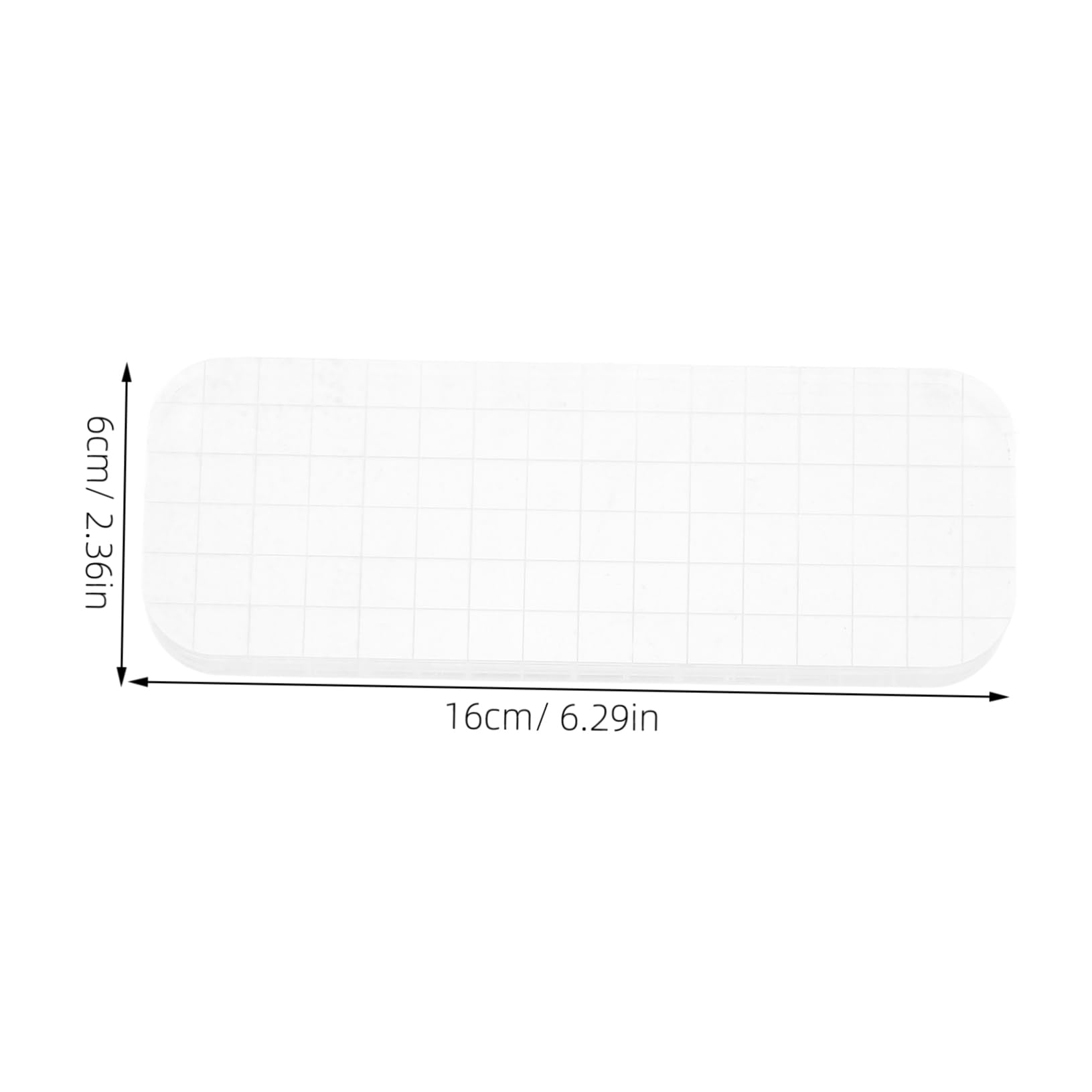 IWOWHERO Pcs Acrylic Stamp Sheets Grid Lines DIY Stamping Tools for Seals Cards and Invitations