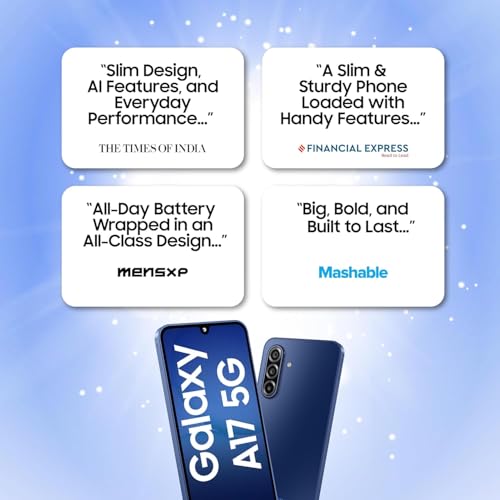 Image of Samsung Galaxy A17 5G (Gray, 6GB RAM, 128GB Storage) | 50 MP No Shake Camera | Gemini Live | Circle to Search | Super AMOLED | Corning Gorilla Glass Victus | 7.5mm Sleek | AI