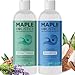 Pure Tea Tree Oil Healing Shampoo and Conditioner Set Anti Dandruff Treatment for Women and Men with Itchy Scalp Weak Hair - Sulfate Free Formula for Healthy Hair Growth color treated Hair