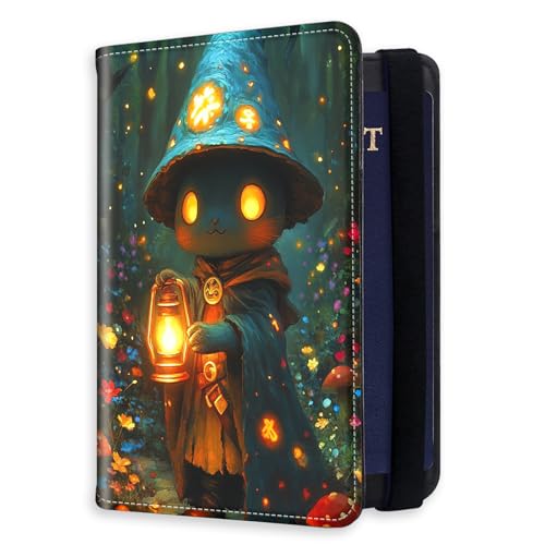 HJCYXJLK RFID�u���b�L���O�p�X�|�[�g�z���_�[ ���s�p �p�X�|�[�g�J�o�[�P�[�X ���s���ރI�[�K�i�C�U�[ �p�X�|�[�g�J�[�h�z���_�[ �p�X�|�[�g�E�H���b�g �J�[�h�X���b�g�t�� �j�����p L2, �X�̖��@�g���̔L, 8.5*5.6 inch, ���_��