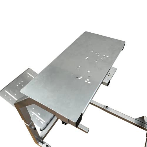 Gtr Simulator GTAF-TRI-S-S101LBK Gta-F Model Silver Frame Triple | Single Monitor Stand thumb #2