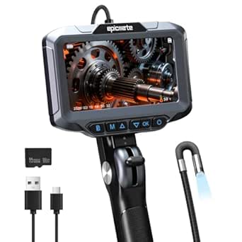 Epicmate Two-Way Articulating Borescope, 0.24in Probe, 5
