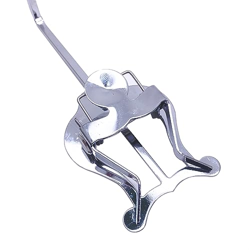 TUOREN Alto Saxophone Marching Lyre Clamp-On Holder Lyre Sax Nickel-Plated Sheet Music Clip 1Pcs - Thumbnail 4