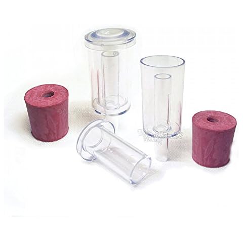 2 Pack Handy Airlock (Silent) with Bung Cover