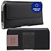 Produktbild XiRRiX Handy Gürteltasche - universal quer Handytasche Größe 4XL - speziell für Herren Designed - Gürtel Handy Tasche mit Fester Gürtelschlaufe - Leder Smartphonetasche in schwarz