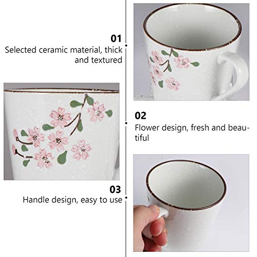 1 unidade copo de cerâmica criativa copo de bebida copo de café copo de café de leite