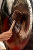 Sonic Energy Gong Mallet Small – Brown mallet with beechwood handle, Chai – For gong players, meditation, percussion – Sheep’s wool, synthetic fleece (MGM-S-C) #2