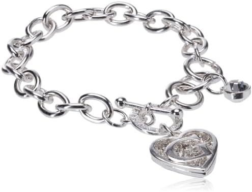 GUESS Goldtone Charm Chain Bracelet