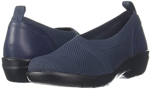 Image of Clarks Womens 26163179 Blue Loafer Flat