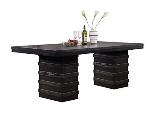 Kings Brand Furniture Bierce Table, Black #TOP3