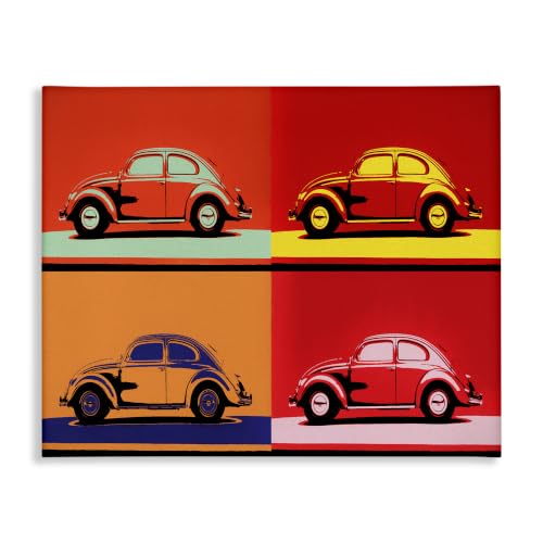 Stupell Industries Pop Style Vintage Car, 24 x 30 Inch Canvas Wall Art