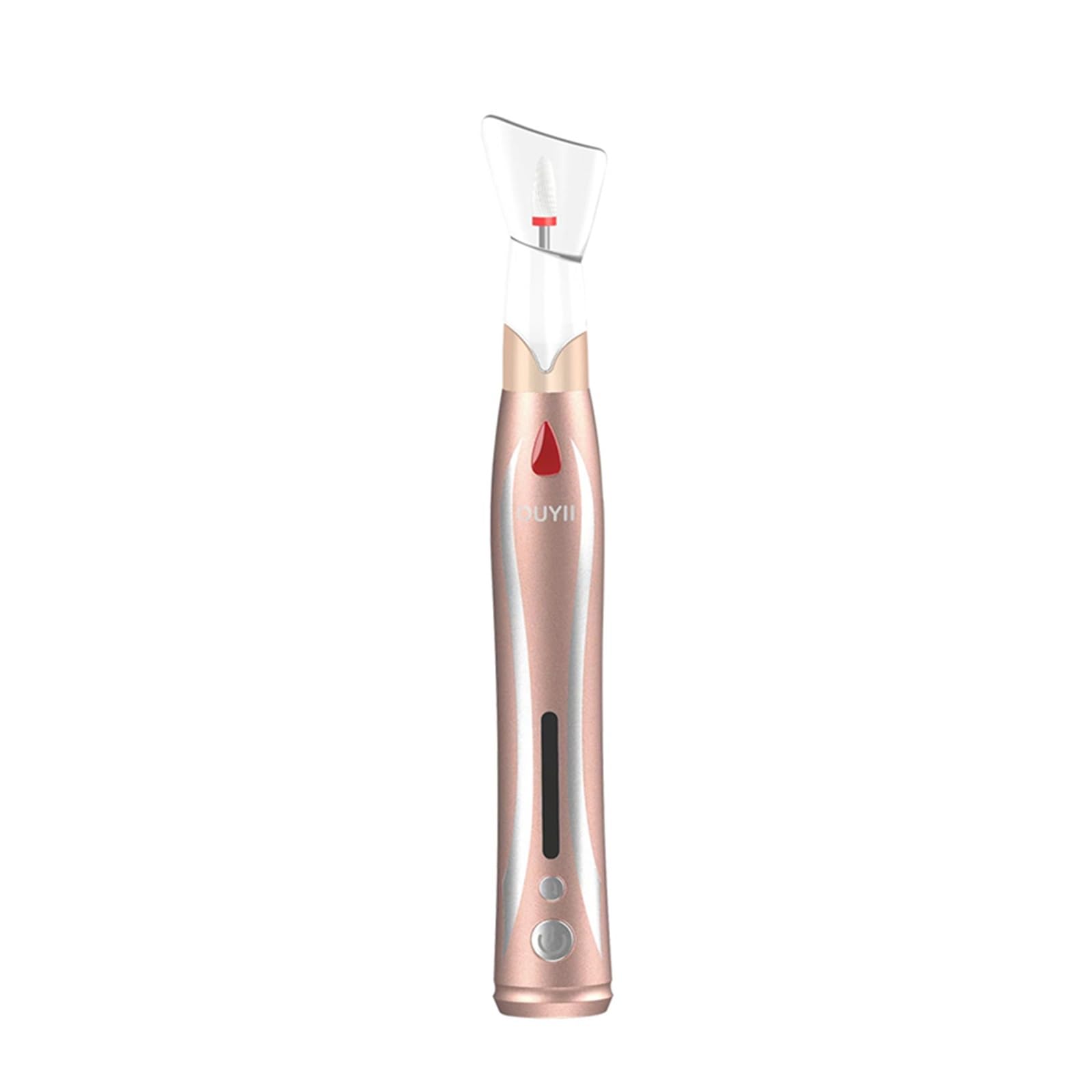 Trapano for unghie elettrico senza fili, fresa for lima for ricaricabile for dispositivo di rimozione del gel for pedicure for manicure, strumenti for levigatrici Potente ed efficiente(Rose gold)