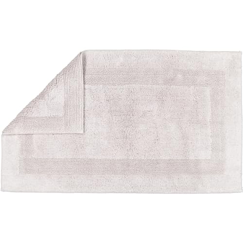Cawö Badteppiche Luxus Badteppich 1000 Silber - 775