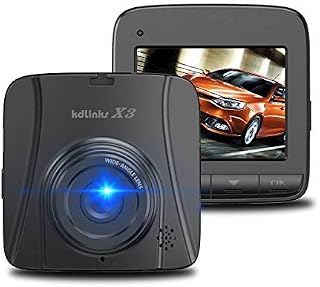 KDLINKS X3 2.7K Super HD 2688x1520 Wide Angle Dashboard Car DVR Vehicle Dash
