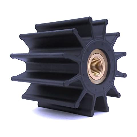 SouthMarine Flexible Water Pump Impeller 26000K for Sherwood / 500183 for CEF / 3972366 for Cummins QSB7.0 QSC 8.3 QSL9.0/08-34-1201 for DJ / 8159 for JMP Inboard Engine Motor Cover