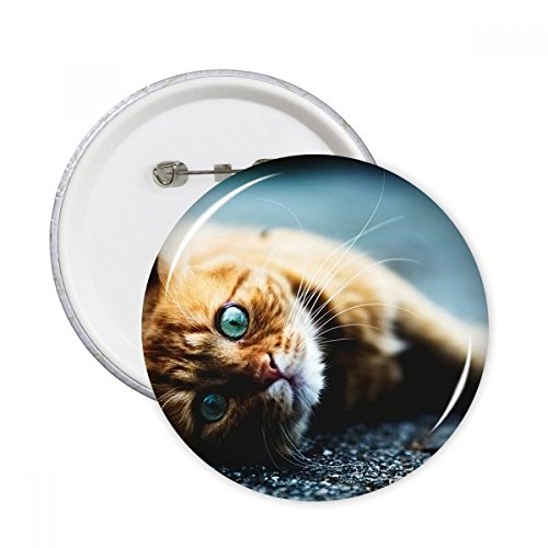 Badge chat yeux bleus pour cacher un accroc ou personnaliser un gilet
