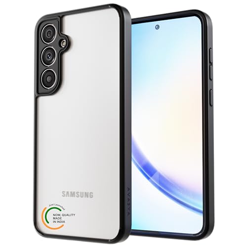 Image of Thermoplastic Polyurethane Case For Samsung Galaxy A55 5G,[Anti-Yellowing Technology] [Military Grade Drop Protection] Shockproof Case Slim Hybrid Phone Case -Carbon Black