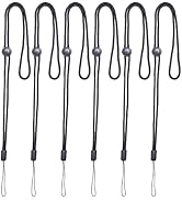 GORGECRAFT 6Pcs Adjustable Neck Lanyard Strap Around The Neck Polyester Keys Pen Phone Id Badges ...
