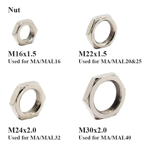 Soporte de montaje I para mini cilindro MA MAL de 16mm 8