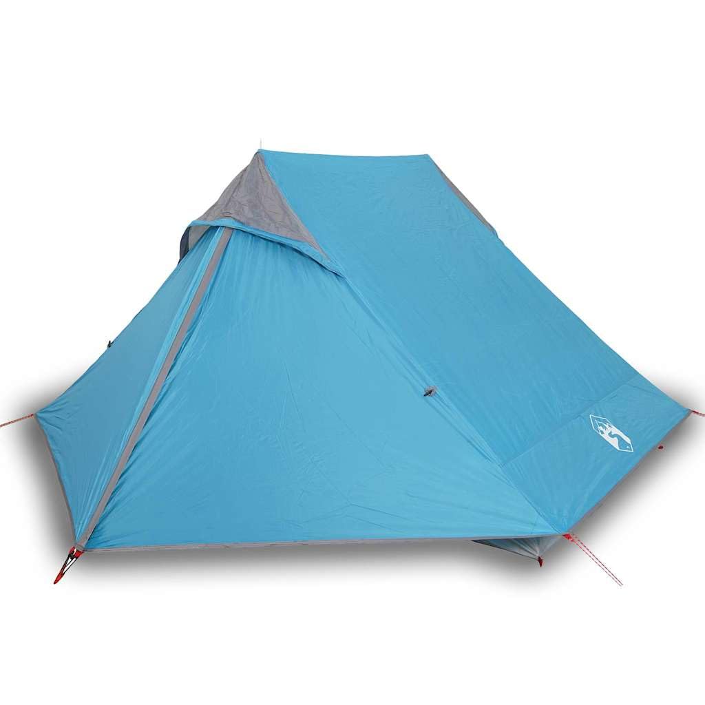 Wasserdichtes Campingzelt für 2 Personen mit abnehmbarem Doppeldach, leicht und tragbar, einfach zu montieren mit Fiberglasstangen und E-Port für Stromzugang.