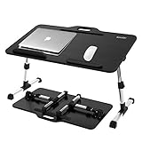 Laptop Desk Bed Tray Table, Height & Angle Adjustable Sit and Stand Desk, Right & Left Handed Design...