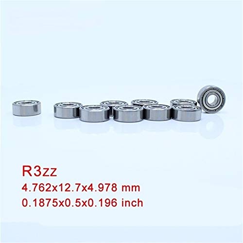 Rodamientos de bolas en miniatura R3ZZ con protección de acero pack de 10 2