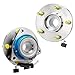 DETROIT AXLE -Brand New (Both) Front Wheel Hub and Bearing Assembly for Allure, Century, LaCrosse, LeSabre, Park Avenue 5 Lug W/ABS (Pair) 513121 x2