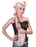 234 x 332 x 57 Peluca Larga Trenza Hippie Rubia Mujer